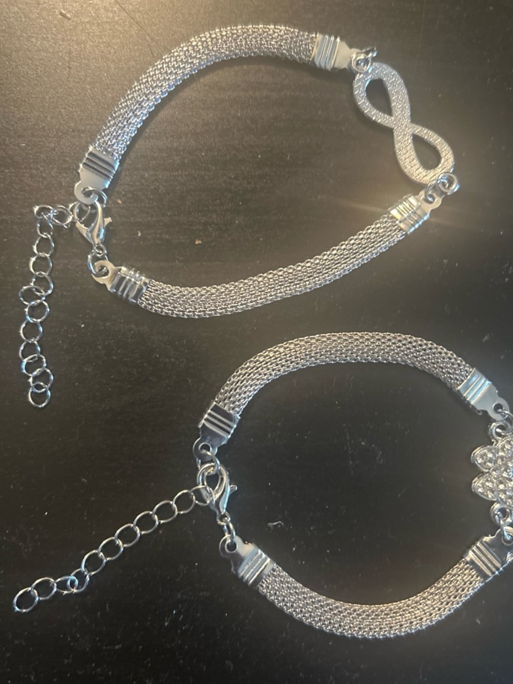 Silver Infinity Mesh Bracelet - Women Jewelry